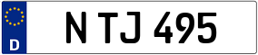 Truck License Plate